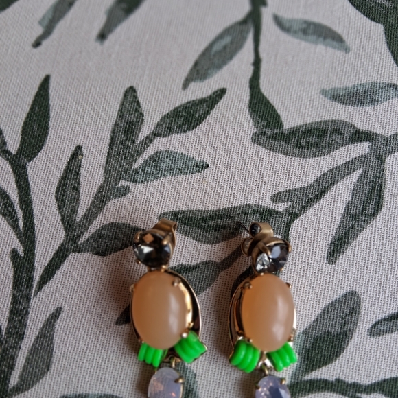 J.Crew Colorful Drop Fringe Dangle Earrings - Picture 2 of 5